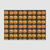 Funny Halloween Pumpkins Tissuepapier (Voorkant)