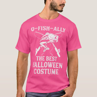 Funny Halloween Pun Fisherman Vissen Halloween Co T-shirt