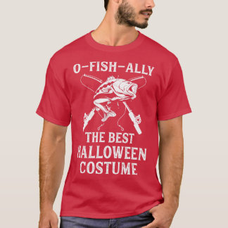 Funny Halloween Pun Fisherman Vissen Halloween Co T-shirt