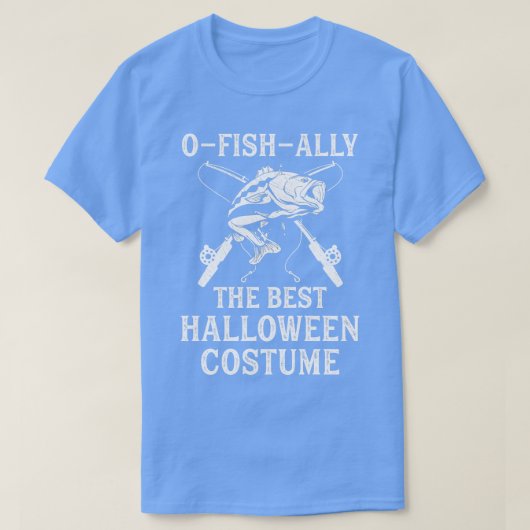 Funny Halloween Pun Fisherman Vissen Halloween Co T-shirt (Design voorkant)