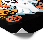 Funny Halloween Quote Say Boo To The Flu Cool Vacc Poster (Hoek)