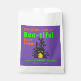 Funny Halloween Real Estate Haunted House Bedankzakje