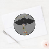 Funny Halloween Ronde Sticker (Envelop)