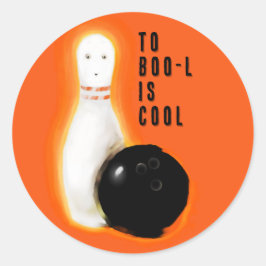 Funny Halloween Ronde Sticker