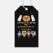 Funny Halloween Shirt - Kindergarten leraar Cadeaulabel (Voorkant)