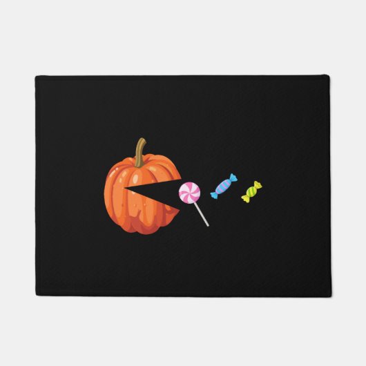 Funny Halloween Shirten voor vrouwen Kinder Mannen Deurmat (Voorkant)