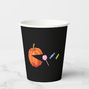 Funny Halloween Shirten voor vrouwen Kinder Mannen Papieren Bekers