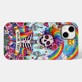 Funny Halloween Skelet Tarot Kaart Case-Mate iPhone Case (Achterkant (horizontaal))
