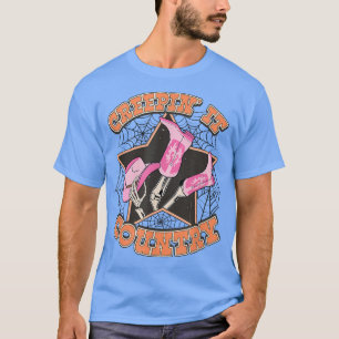 Funny Halloween Skeleton Country Music Westerne Ko T-shirt