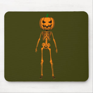 Funny Halloween Skeleton Muismat