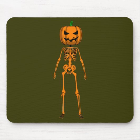 Funny Halloween Skeleton Muismat (Voorkant)