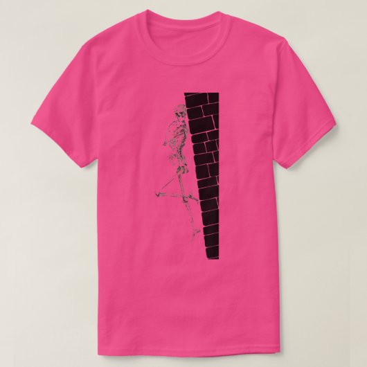 Funny Halloween Skeleton Sarcastic T-shirt (Design voorkant)