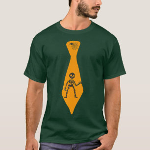 Funny Halloween Skeleton Spider Stropdas T Spooky T-shirt