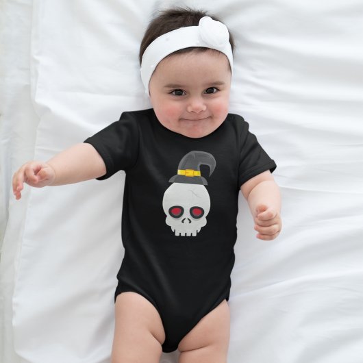 Funny Halloween Skull Witch Pet Spooky creepy Romper