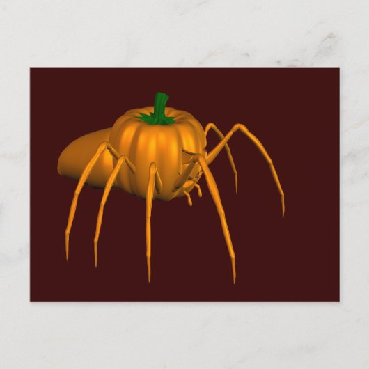 Funny Halloween Spider Briefkaart (Voorkant)