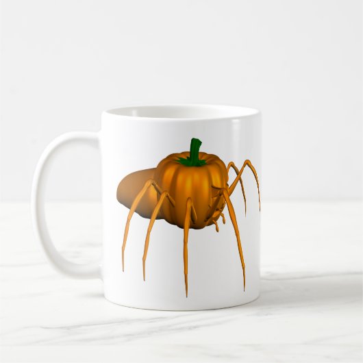 Funny Halloween Spider Koffiemok (Links)