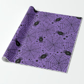 Funny Halloween Spiders Cadeaupapier (Uitgerold)