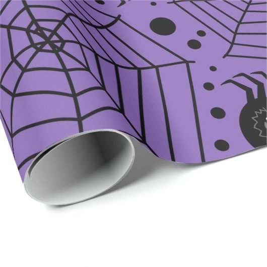 Funny Halloween Spiders Cadeaupapier (Rol Hoek)