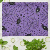 Funny Halloween Spiders Theedoek (Gevouwen)