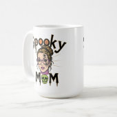 Funny Halloween Spooky Mom Witch Mom Koffiemok (Voorkant links)