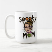 Funny Halloween Spooky Mom Witch Mom Koffiemok (Links)