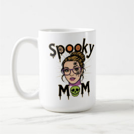 Funny Halloween Spooky Mom Witch Mom Koffiemok