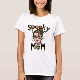 Funny Halloween Spooky Mom Witch Mom T-shirt