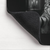 Funny Halloween Surprised Ed Cat Selfie Dracula Va Muismat (Hoek)