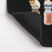 Funny Halloween T-shirt Crna Pacu ER ICU Cricital Muismat (Hoek)