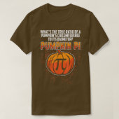 Funny Halloween Thanksgiving Pumpkin Pi Math Pun T T-shirt (Design voorkant)