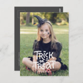 Funny Halloween Trick or treat dit jaar Briefkaart (Voorkant / Achterkant)