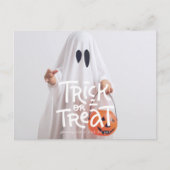 Funny Halloween Trick or treat dit jaar Briefkaart (Voorkant)