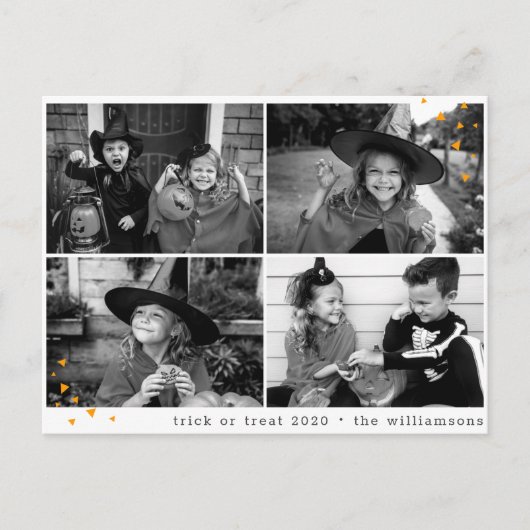 Funny Halloween Trick or treat dit jaar Briefkaart (Voorkant)