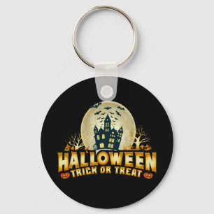 Funny Halloween Trick or treat Scary Sleutelhanger