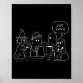 Funny Halloween Trick-or-treating Clic Ghosts Got  Poster (Voorkant)