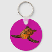 Funny Halloween Turtle Sleutelhanger (Voorkant)