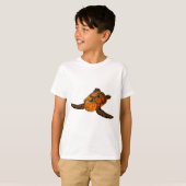 Funny Halloween Turtle T-shirt (Voorkant volledig)