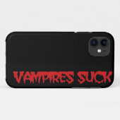 Funny Halloween Vampires Suck Case-Mate iPhone Case (Achterkant (horizontaal))