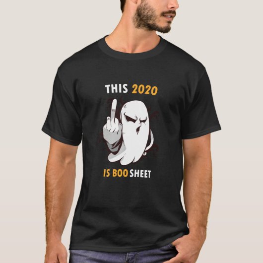 Funny Halloween van 2020 is Boo Sheet Angry Ghos T-shirt (Voorkant)