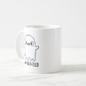 Funny Halloween Verward Ghost Pun Koffiemok (Voorkant links)
