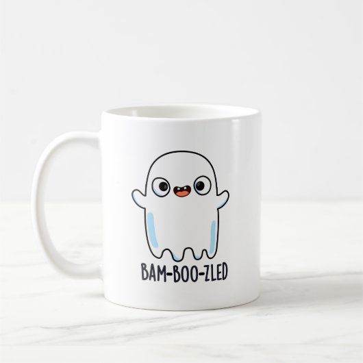 Funny Halloween Verward Ghost Pun Koffiemok (Links)