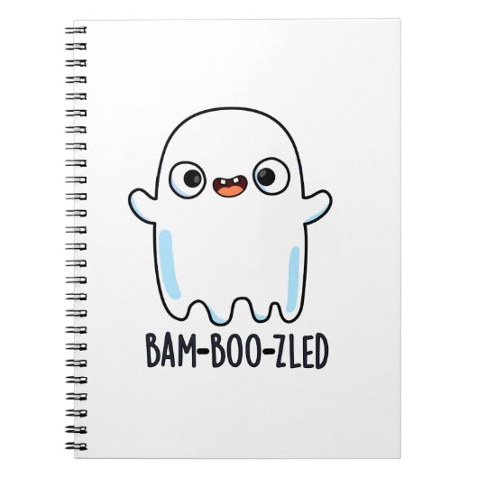 Funny Halloween Verward Ghost Pun Notitieboek (Voorkant)