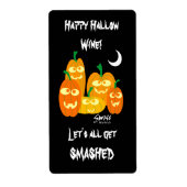 Funny Halloween Wine of Beer Labels (Voorkant)