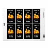 Funny Halloween Wine of Beer Labels (Full Sheet)