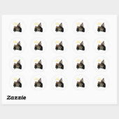 Funny Halloween Witch I Smell Children Ronde Sticker (Vel)