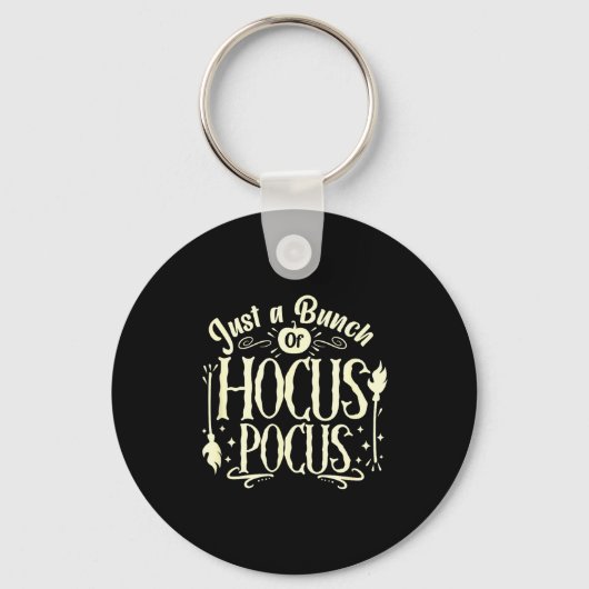 Funny Halloween Witch Just A Bunch Of Quote Gift Sleutelhanger (Voorkant)