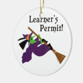 Funny Halloween Witch Keramisch Ornament (Links)