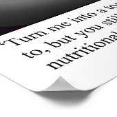 Funny Halloween Witch Poster Gift (Hoek)