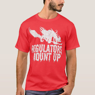 Funny Halloween Witch Regulatorese Mount Up (10) T-shirt