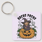 Funny Halloween Witch Sleutelhanger (Voorkant)